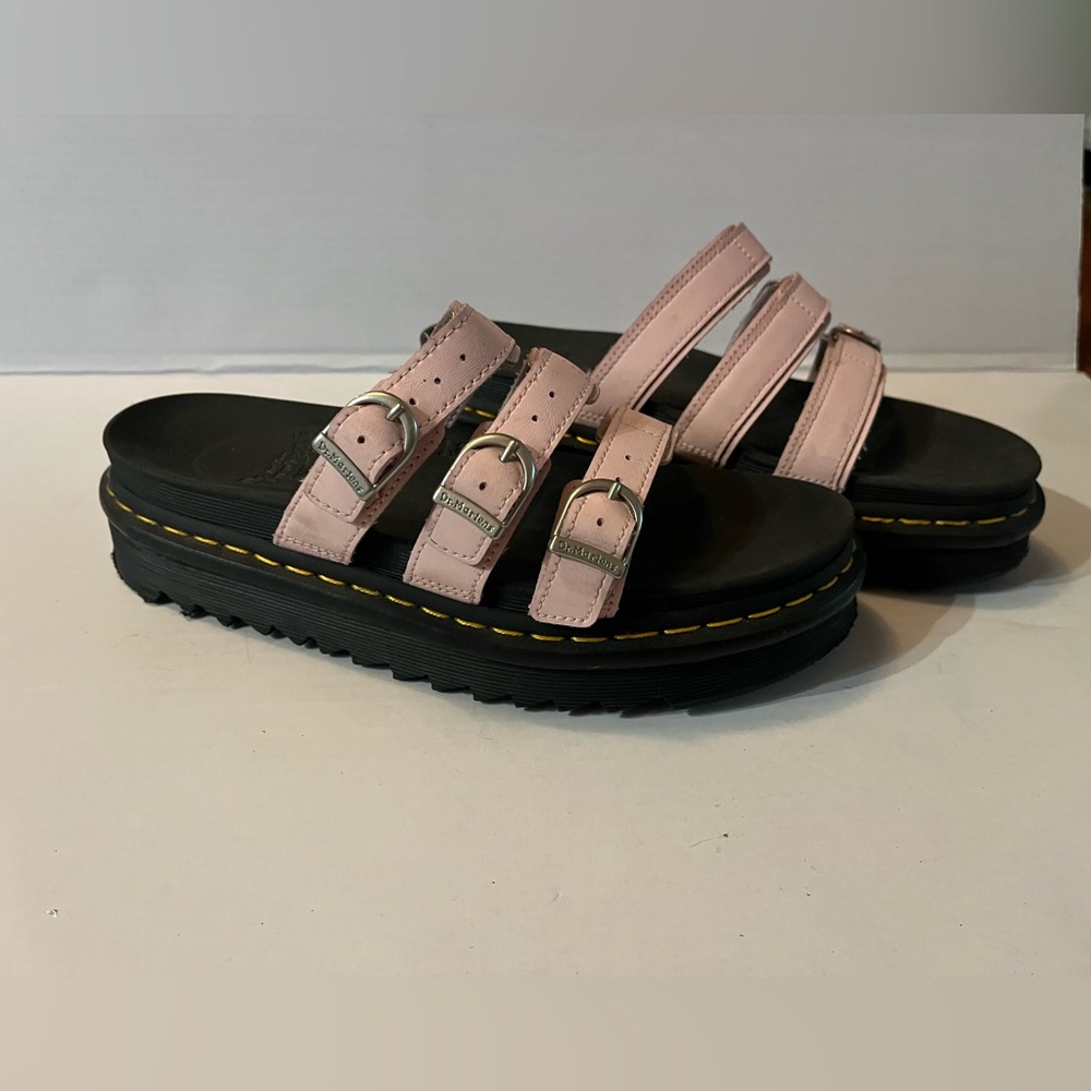 DR. MARTENS Pink Blaire slides sz 9